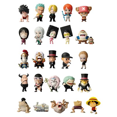 Anime Chara Heroes ONE PIECE vol.5 Enies Lobby MINI BIG HEAD