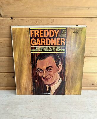 Freddy Gardner Saxophone Solos Jazz Vinyl Capitol Record LP 33 RPM 12''