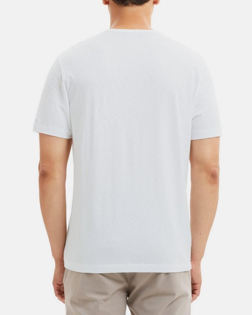 |Theory Relaxed Precise Tee in Slub Cotton Jersey White Size M for sale online | eBay