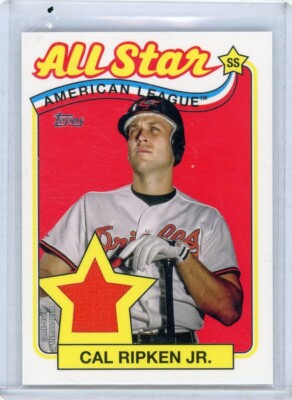 2024 Topps Cal Ripken Jr. 1989 All Star Patch Orioles