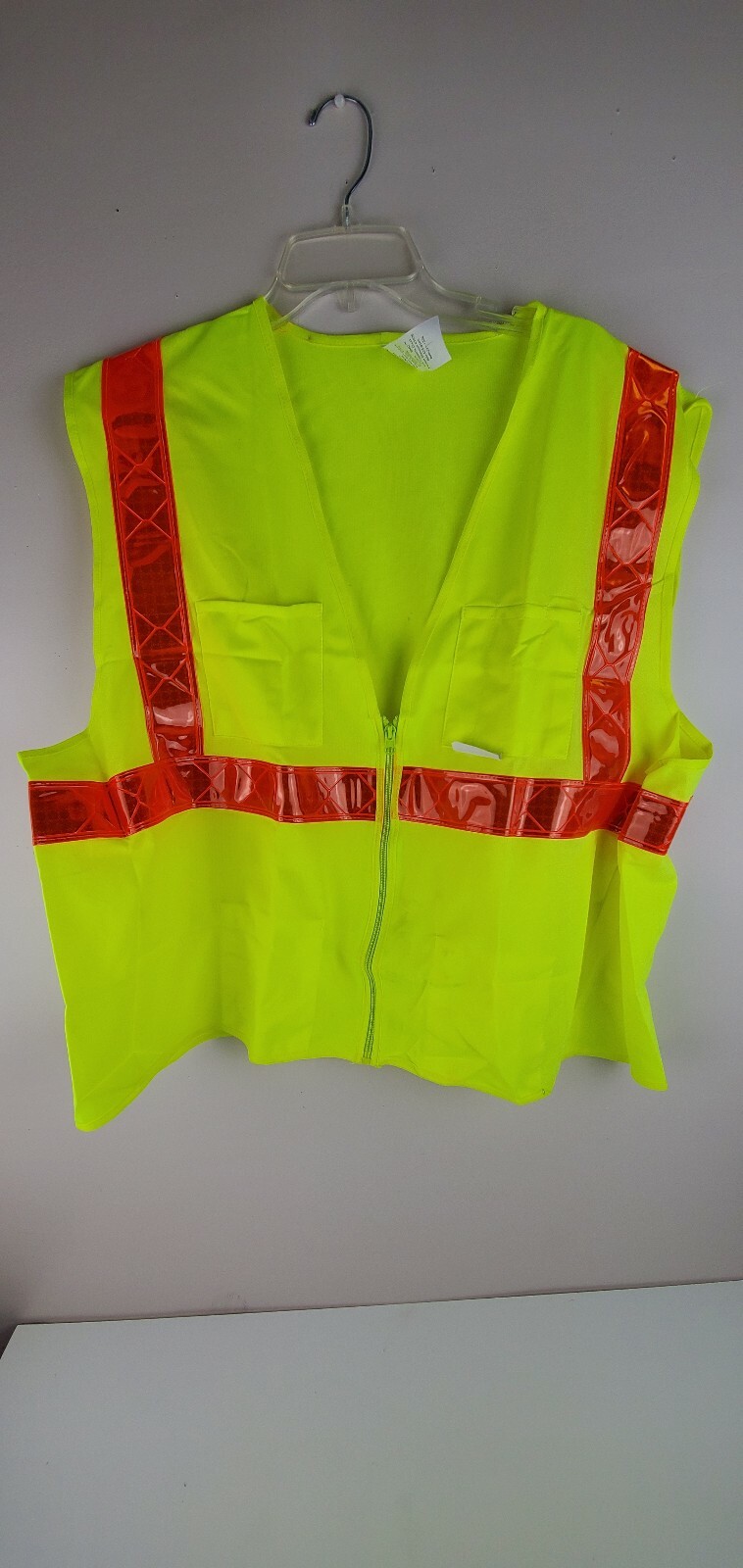 Allsafe SMC Safety Vest High Visibility Reflective Tape 2XL Yellow Orange