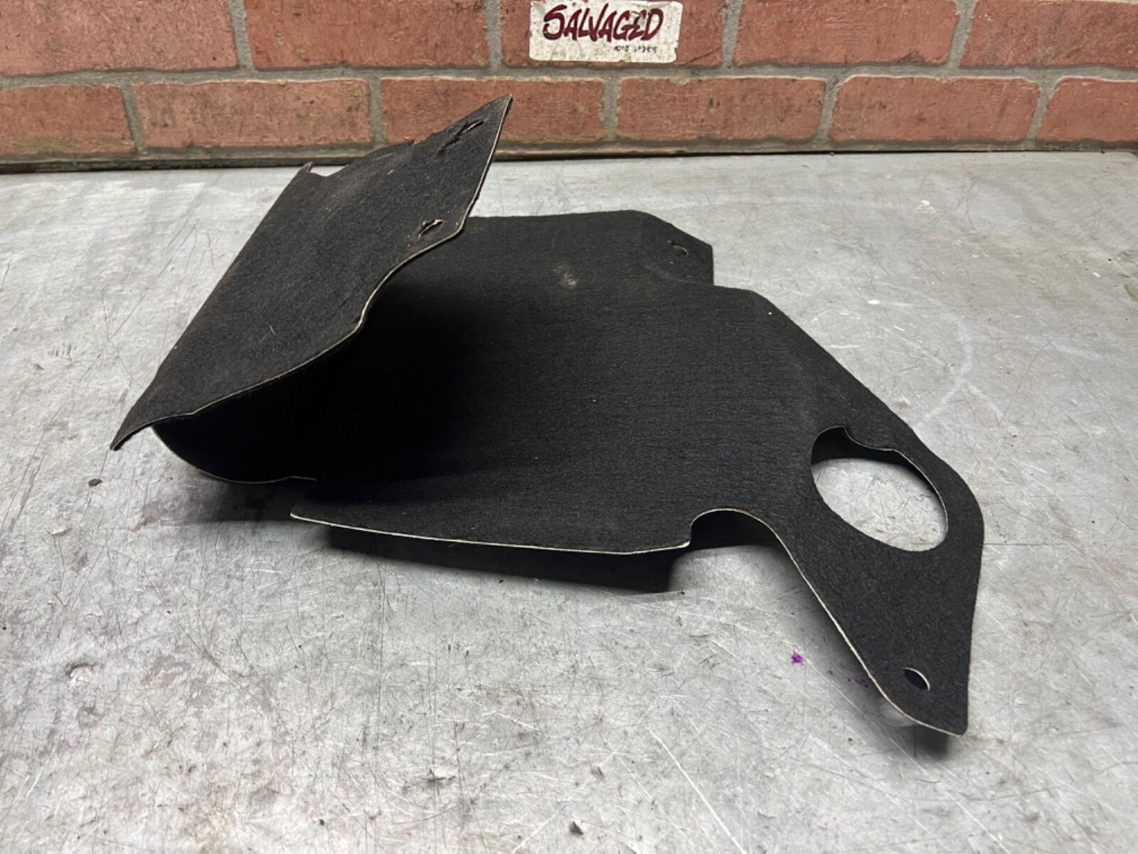2015 MCLAREN 650S 650 SPIDER OEM BULKHEAD LINER CARPET BLACK