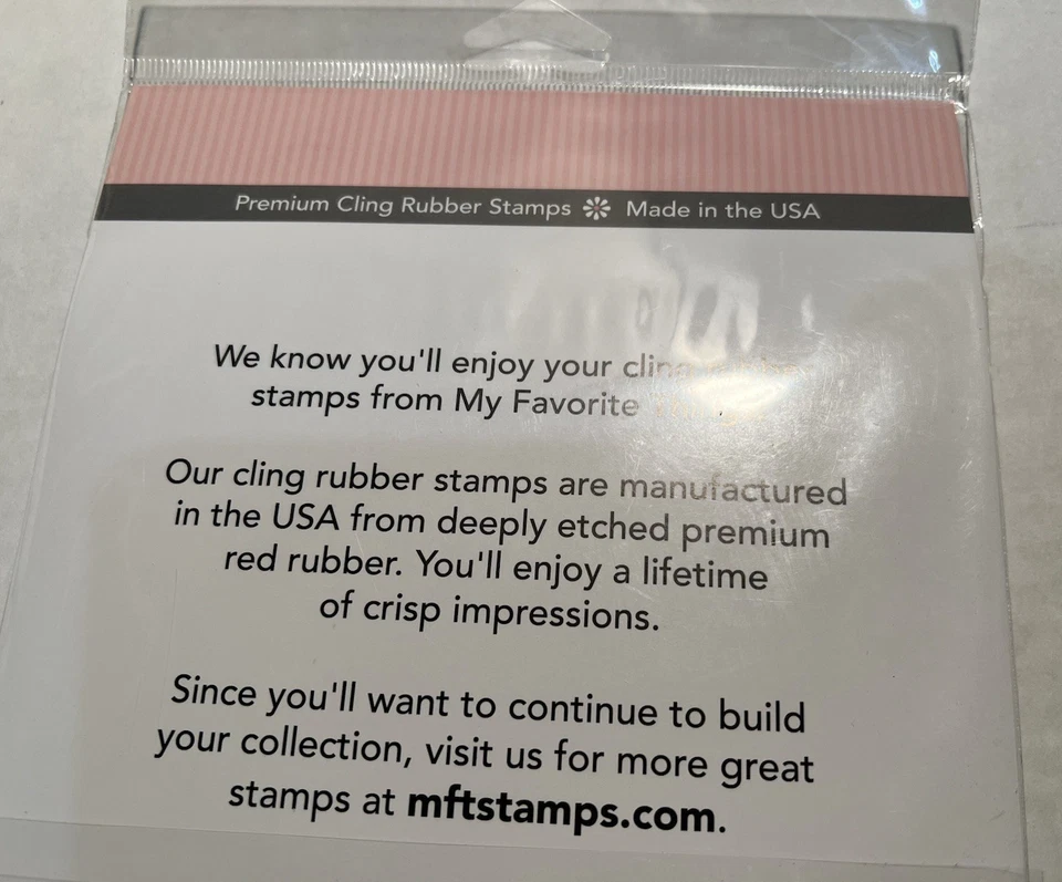 My Favorite Things "Mini Hearts Background" BG-66 зажимной резиновый штамп - новый - Изображение 3 из 3