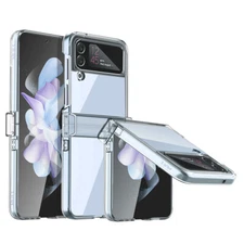 For Samsung Galaxy Z Flip 4 5G Case Clear Shockproof Protective Hard Hinge Cover