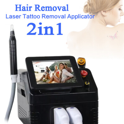 2IN1 Permanent 808nm Laser Hair Remover Picosecond Laser Tattoo Removal Machine