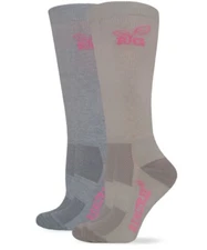 2 Pairs Realtree Womens Tall Boot Socks Ultra-Dri Wicking Warm Cushion Outdoor