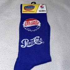 Socks Unisex Retro Pepsi Cola Logo bottle Cap Old Fashion Logo Adult Crew 6-11
