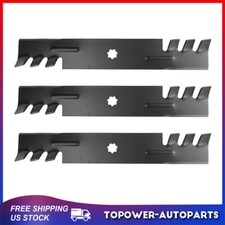 3 Mulching Mower Blades 48" For John Deere GX21784 GY20852 AM141035 D150 17"