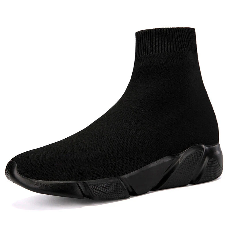 Nike black sock clearance shoes