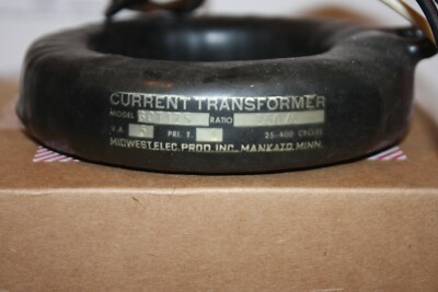Midwest Electric Current Transformer 6CT175 Ratio: 750:5 25-400Hz NEW