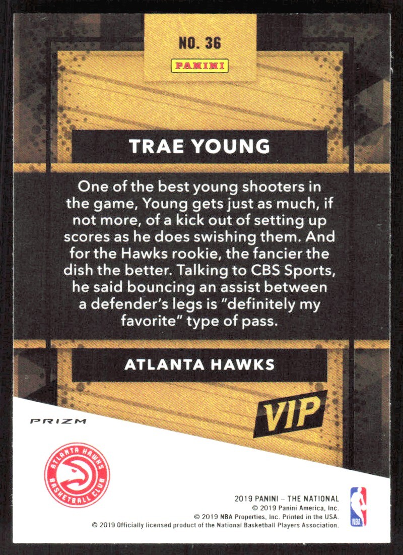 2019-20 9090C Panini THE NATIONAL HYPER PRIZM Trae Young 2019-20 9090C Panini THE NATIONAL HYPER PRIZM Trae Young