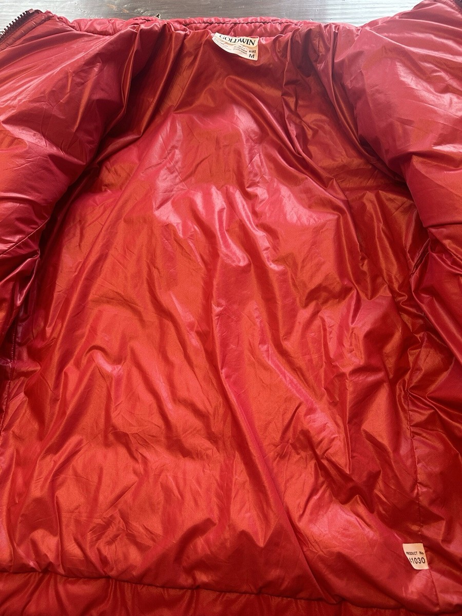 VTG Men's Goldwin Ski Bibs Jacket Suit Red Medium Made In Japan | eBay