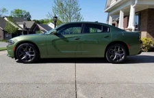 Touch Up Paint for Dodge Charger with paint code PFQ, F8 Green.