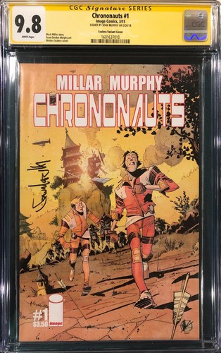 SEAN MURPHY SIGNED CGC SS 9.8 CHRONONAUTS #1 VARIANT COVER RARE!!! IMAGE NETFLIX