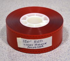 35mm Film Leader RED Polyester 150 Ft 