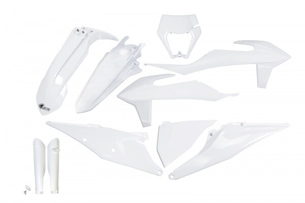 kit plastiche portafaro Ktm EXC 125 150 250 300 350 450 500 2020 - 2023 bianco20