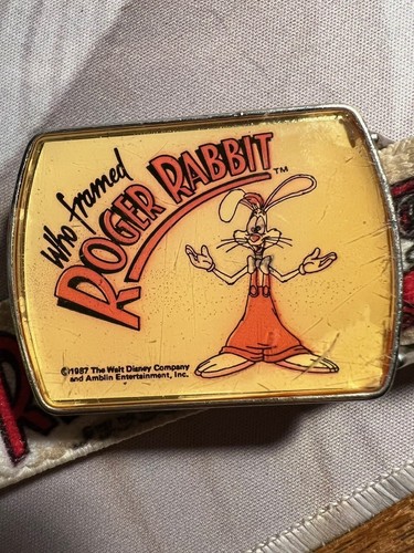 Vintage_1987_Disney_Amblin_Who Framed Roger Rabbit_Adjustable & Stretch_Belt_Lee - Picture 10 of 16