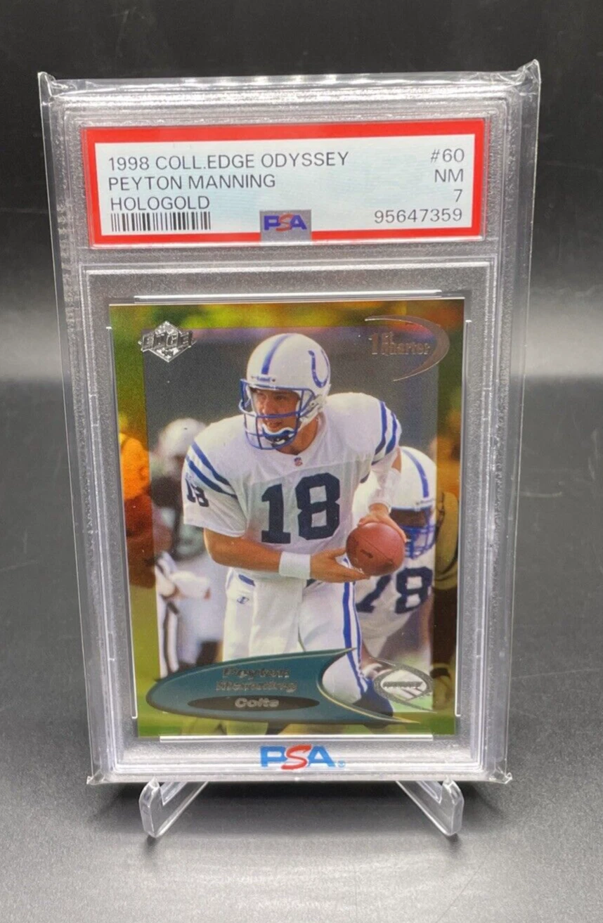 Peyton Manning Collector's Edge Odyssey #60 Hologold