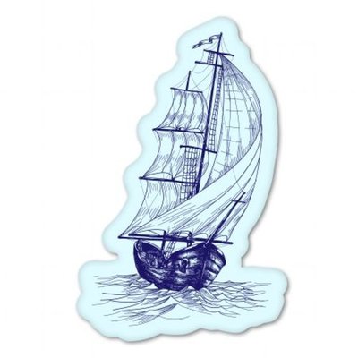 007 Aufkleber Autoaufkleber "Segeln 009" - Mattes Segelboot Motiv, Ablösbar Für Auto & Fenster Autoaufkleber Boot Sticker Selbstklebend Matt Ablösbar