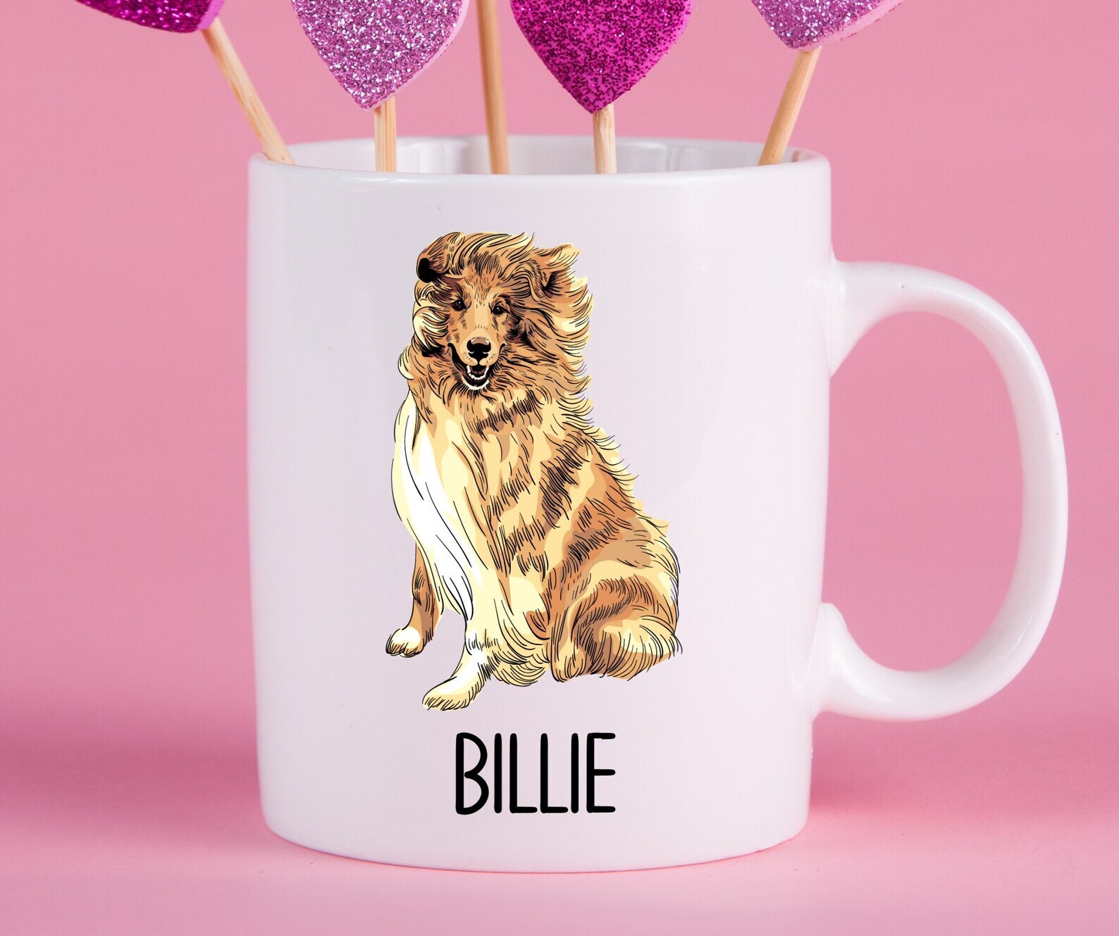 Personalized Collie Mug Collie Gift Ideas Collie Cup Gifts For Collie Lovers