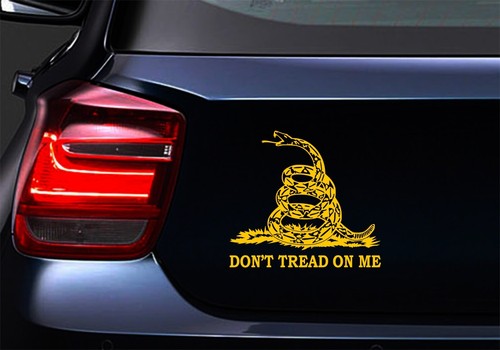 Calcomanía de vinilo Don't Tread On Me bandera de Gadsden (ia) - Imagen 6 de 9