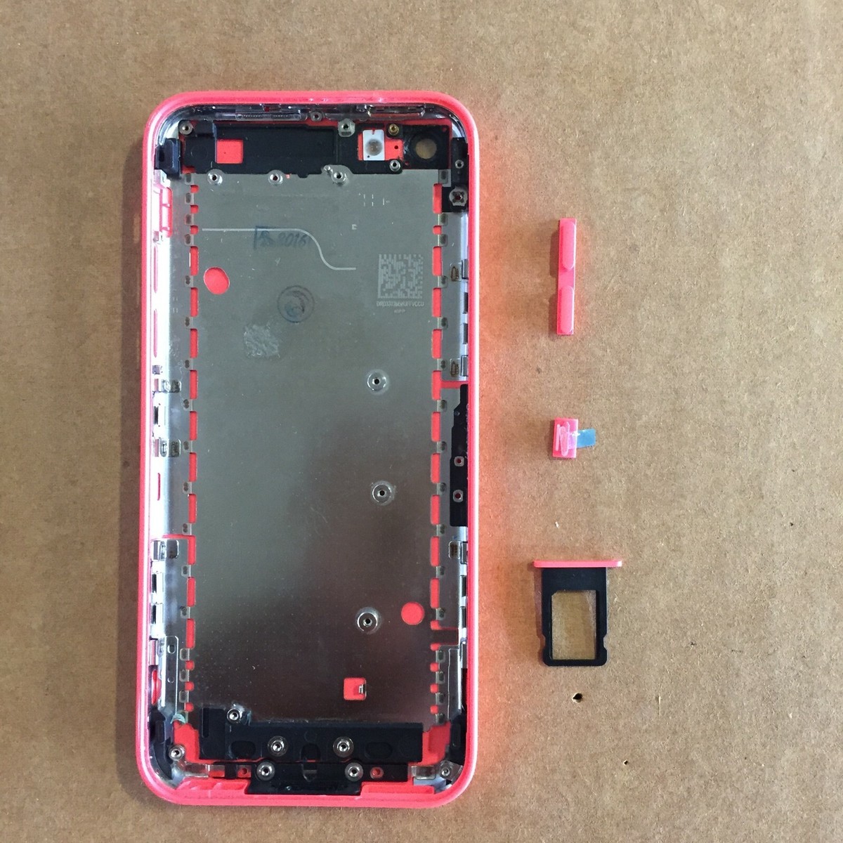 LOT OF 24 Apple Iphone 5c Pink New Housings With Small Parts