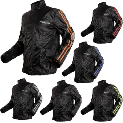 Wasserdichte Jacke Motorrad Roller Gefüttert Regen Touring Sport Innen Winddicht