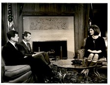 LD420 1964 Orig Photo KENNEDY'S GRATEFUL FOR CONDOLENCES JACQUELINE ROBERT TED