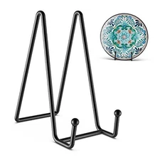 3 Pack Plate Stands for Display Picture - Vinyl Table Top Display, 6 Inch