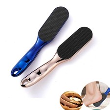 Nano Glass Foot File 2 Pack Veinsgrain Gold Blue - Callus Removal Tool