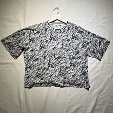 Vintage 90s Tom Tom T Shirt Abstract Surf Skate Geometric AOP OSFA Made In USA
