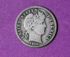 1910-S Barber One Dime #P34227