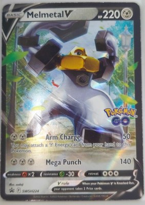 Pokemon Melmetal V #SWSH224 Card Game TCG CCG Nintendo