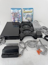 Nintendo Wii U 32GB Console Bundle Black: GamePad 3 Pro Controller  Accessories