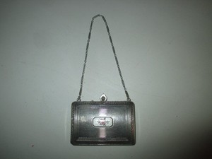 Antique Dance Purse. FMCO Finberg Mfg Co Guilloche Enamel Secret Compartment