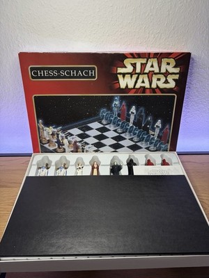 Star Wars 3D Schach Spiel Chess 1997 Rarität Familienspiel