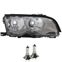 Scheinwerfer Links Titanium H7/H7 FüR Bmw 3Er Cabriolet E46 Inkl. Osram Lampen