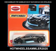 MATCHBOX "2018 BUGATTI DIVO" FARBE SCHWARZ OVP UNGEÖFFNET ANSEHEN!