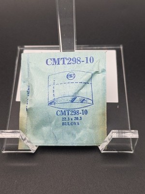 G-S Watch Crystal CMT298-10 Bulova 22.3X20.3