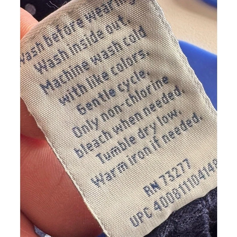 Croft & Barrow Intimates Womens XL Navy Blue White Polka Dot Sleep Pants  - Image 4 of 4