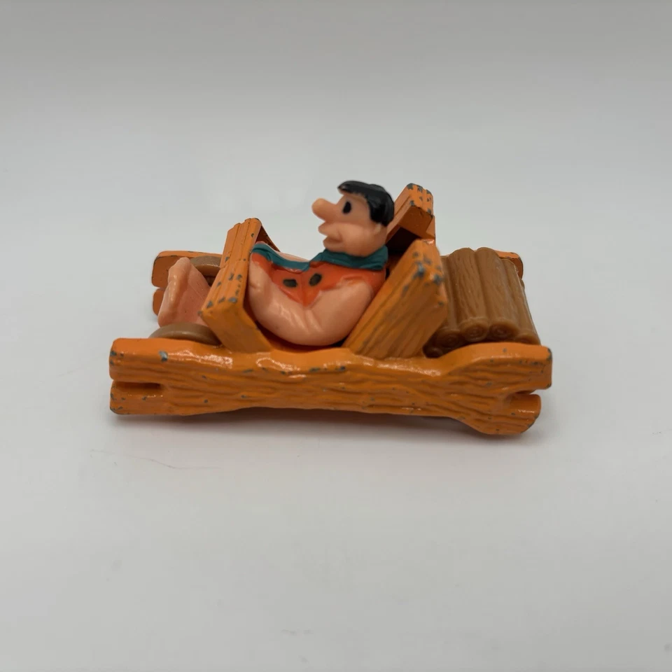 Vintage Corgi The Flintstones Fred's Flyer #128 (usado) 1982 - juguete tiene desgaste Foto 4 de 4