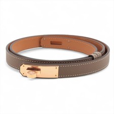 Herm s Kelly K: 2025 Belt Veau Epsom Etoupe