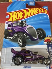 New 2026 Hot Wheels Purple Fiat 500c Drag Racers 1010