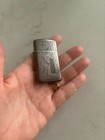 Vintage Zippo Unique Design Silver Lighter Great Condition Look — photo 5