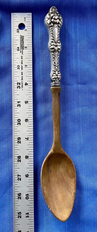 Conjunto de 2 Saladas Alvin Old Orange Blossom Prata Esterlina Madeira - 1905 Antigo - Imagem 4 de 4