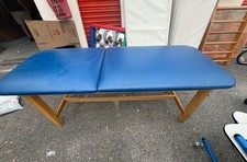 Blue Massage Table Split Bed Adjustable