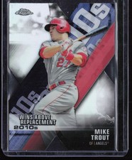 2020 Topps Chrome Decade of Dominance Die Cut Mike Trout Los Angeles Angels