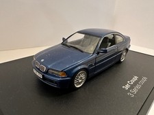 AUTOart 2003 BMW 3-series Coupe Blue Metallic 1:43 Dealer Model no box
