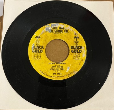 La. Rockabilly 45 JERRY RAINES   Hello Sweetie Pie  Black Gold COSIMO Code HEAR
