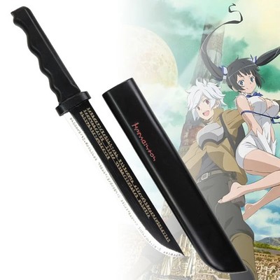 DanMachi Hestia Katana Dagger 16in Wooden Anime Cosplay Samurai Sword Decor